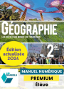 Géographie 2de (Ed. num. 2024) - LIB manuel numérique PREMIUM actualisé élève