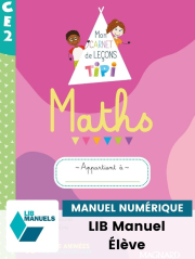 Tipi CE2 : Mon carnet de leçons de maths (2022) - Manuel numérique élève