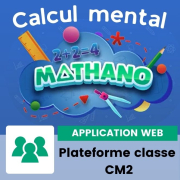 Calcul mental Mathano CM2 (2024) - Version élève