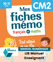 Mes fiches mémo Français et Maths CM2 - Manuel numérique enseignant