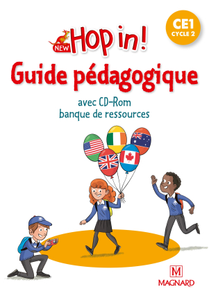 New Hop In! Anglais CE1 (2021) - Banque de ressources sur CD-Rom avec guide pédagogique papier