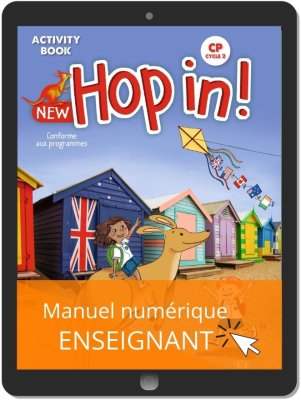 New Hop In! Anglais CP (2021) - Activity book - Manuel numérique enseignant
