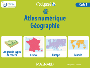 Atlas interactif Géographie Cycle 3 (2023)