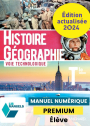 Histoire-Géographie Tle technologique (Ed. num. 2023) - LIB manuel numérique PREMIUM actualisé élève