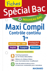 Spécial Bac Maxi Compil de Fiches contrôle continu 1re (2019)