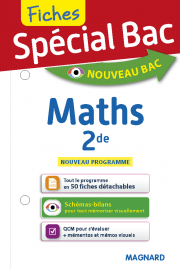 Spécial Bac Fiches Maths 2de (2019)