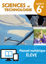 Sciences et Technologie 6e (2016) - Manuel numérique élève