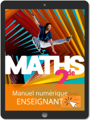 Maths 2de (Ed num 2022) - LIB manuel numérique enseignant