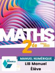 Maths 2de (2023) - Manuel numérique élève