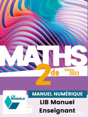 Maths 2de (2023) - Manuel numérique enseignant