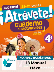 ¡Atrévete! Espagnol 4e (2023) - Cahier d'activités - Manuel numérique élève