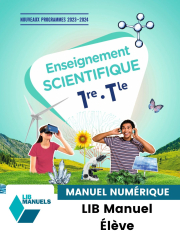 Enseignement Scientifique 1re + Tle (2024) Manuel-cahier numérique élève