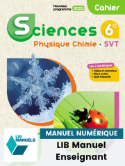 Sciences 6e (2023) - Cahier - Manuel numérique enseignant