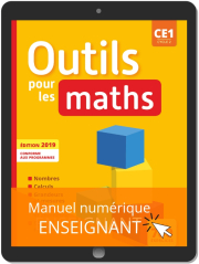 Outils pour les Maths CE1 Manuel (2019) - Manuel numerique enseignant
