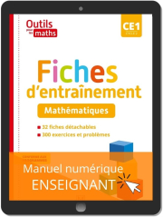 Outils pour les Maths CE1 (2021) - Fiches d'entraînement - Manuel numérique enseignant