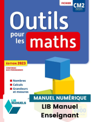 Outils pour les Maths CM2 (2023) - Manuel numérique enseignant