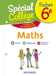 Spécial Collège Fiches Maths 6e