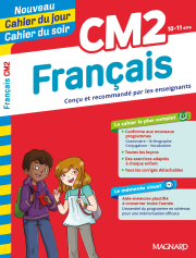 Français CM2 - Cahier du jour Cahier du soir