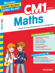 Maths CM1 - Cahier du jour Cahier du soir