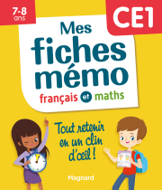 Mes fiches mémo Français et Maths CE1