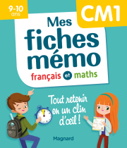 Mes fiches mémo Français et Maths CM1