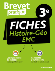 Brevet Pratique Fiches Histoire-Géographie-EMC 3e Brevet 2024