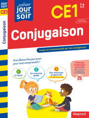 Conjugaison CE1 - Cahier Jour Soir