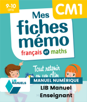 Mes fiches mémo Français et Maths CM1 - Manuel numérique enseignant