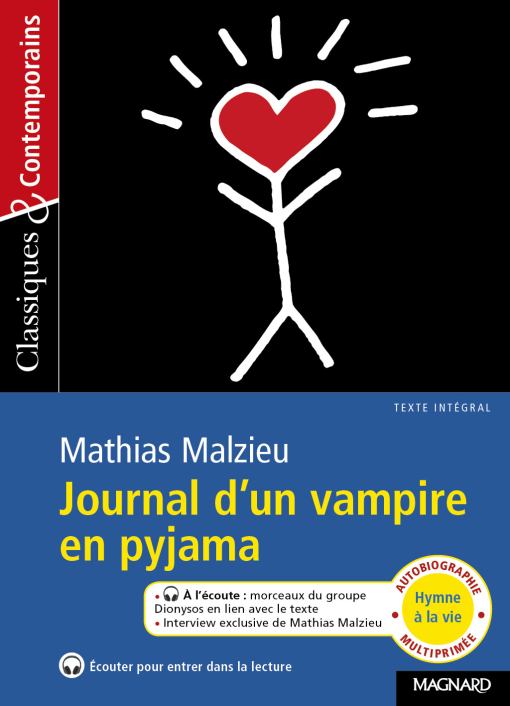 Couverture de Journal d'un vampire en pyjama, Mathias Malzieu
