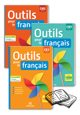visuels couvertures manuels outils pour le français ce2,cm1,cm2